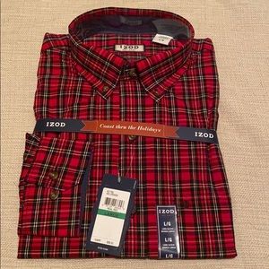 Izod Long Sleeve Button Up